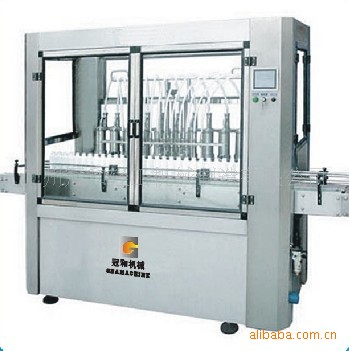 12头自动洗衣液灌装机，油类低粘度物料活塞灌装机，洗发水灌装机