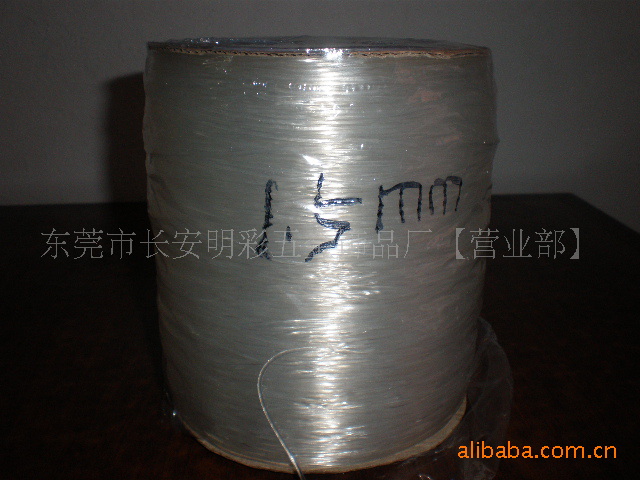 厂家销售透明水晶弹力绳  可以按客户来样订色  0.8-1.5mm