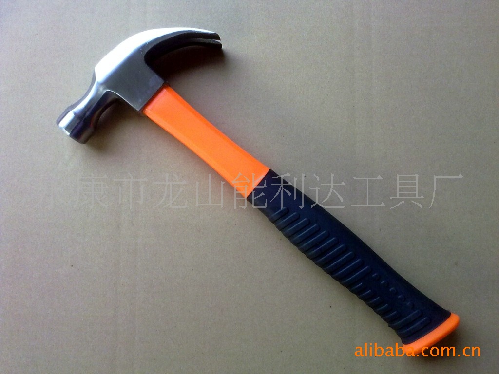 厂家供应0.5kg包塑柄羊角锤