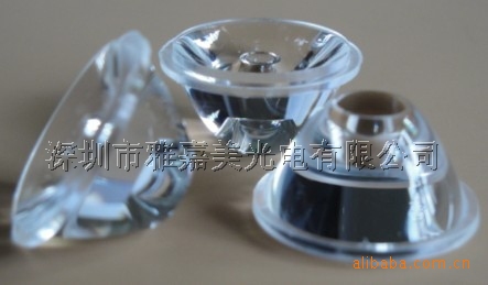 大功率LED透镜 Φ20MM-15°平光面 1W 3W聚光透镜