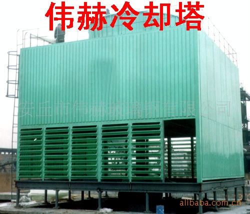 玻璃钢低噪音冷却塔 玻璃钢逆流式冷却塔 玻璃钢方形冷却塔