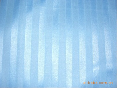 【诚信厂家】供应针织面料全涤竖条网眼布可吸湿快干处理 T恤面料