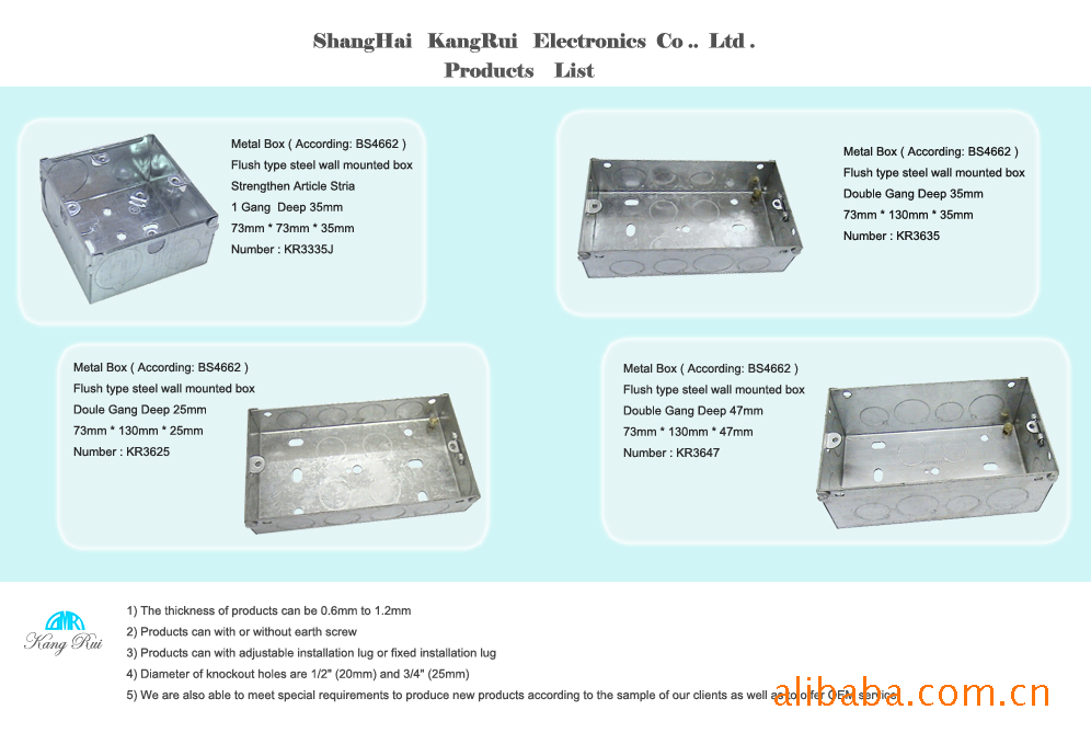 金属接线盒/铁盒/BS金属接线盒/UL美式接线盒