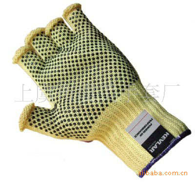 半指点塑防护防割手套 厂家源头货源露指多功能安全防护手套