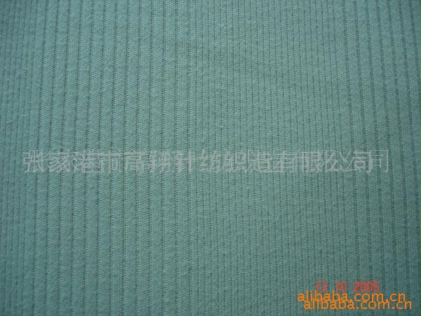 【热销产品】厂家供应纬编 全棉抽条棉毛布 条子布 保暖内衣面料