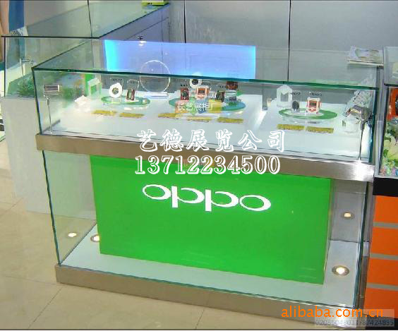 厂家订做 定制展柜手机展示柜\展架、高展柜、电子展柜