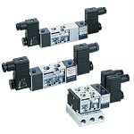 金器电磁阀MVSC-260-4E1 AC220V DC24V Mindman型 国产 SOLENOID