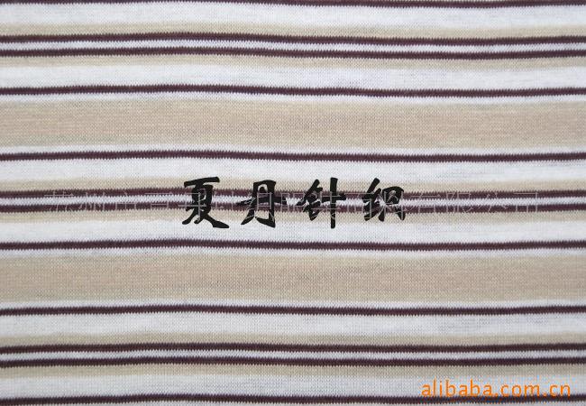供应·丝光彩条汗布(图)精梳棉，长绒棉，PIMA棉，液氨，调线汗布