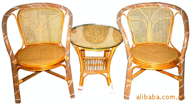 組合7:扶手椅06#+圓茶幾05#(網花)