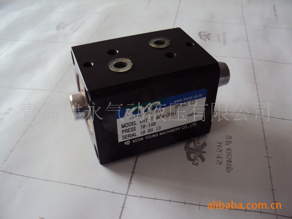 韩国KYC双活塞杆型薄型液压缸 KYC-HTT
