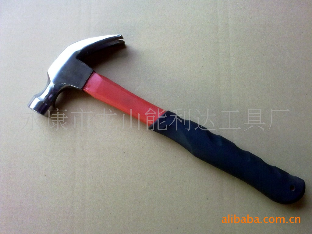 厂家供应0.5kg包塑柄羊角锤