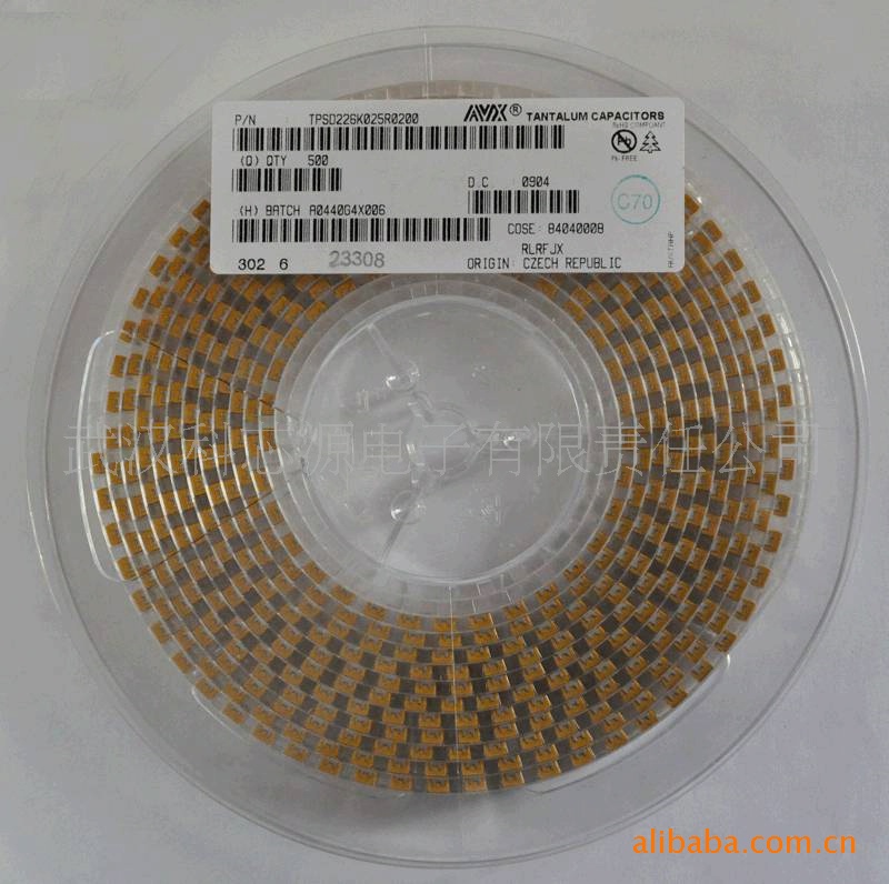 100μ F/25V  E型 贴片钽电容