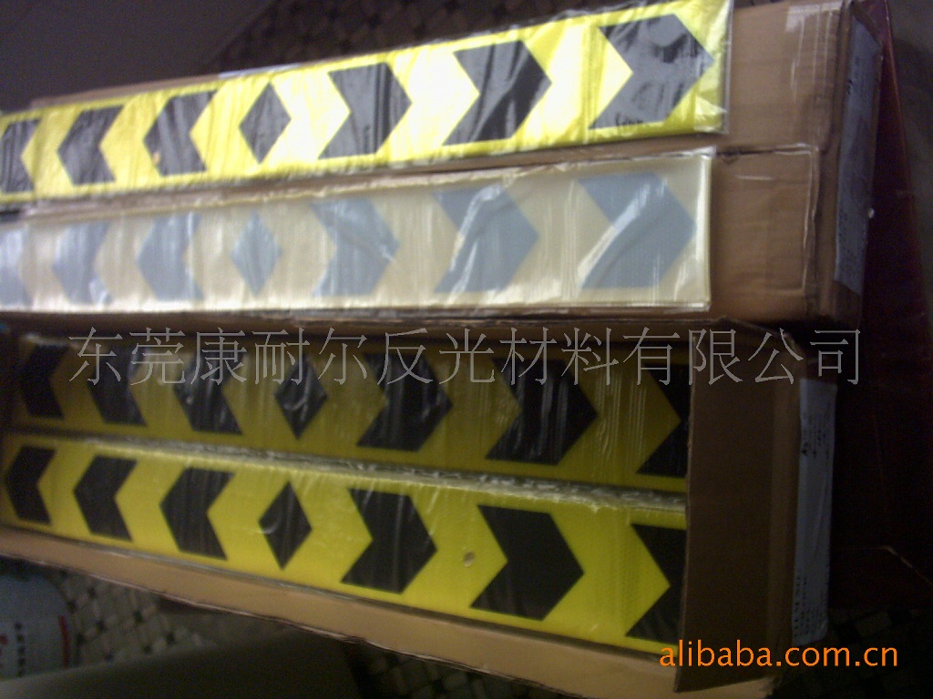 Reflective Double arrow guide Guide Warning sign Road Guide Sign PVC Reflective signs