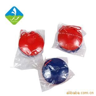 Wooden Natural Color Orff Percussion Clappers, Circle Percussion Plates, Red and Blue Children's Clappers, Baby Music Toys