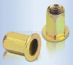 M6全六角拉帽 镀锌压铆螺母