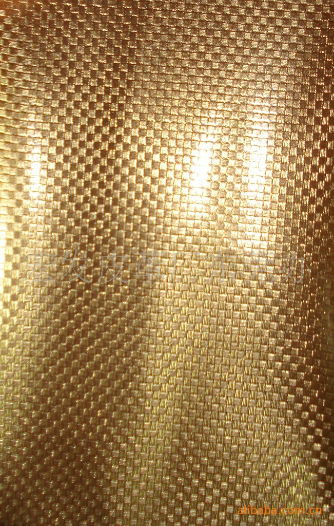 供多色PU/PVC编织纹皮革草席纹皮革高固贴膜皮革