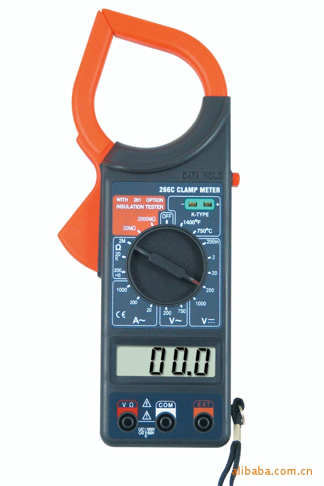 Оптовая последняя стабильная обновленная версия цифрового мультиметра с клещами DT266C экспортируется в ЕС