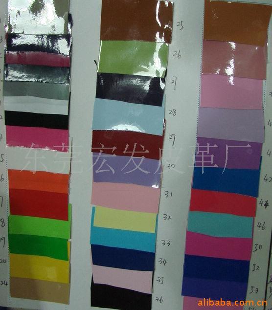 供应PVC镜面皮革光胶皮革软包皮革环保鞋材皮革