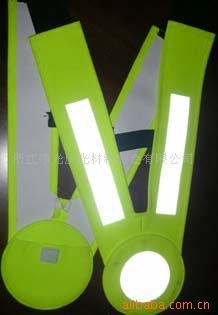 厂家直销供应银光背心安全背带反光套头小孩背心反光衣安全服