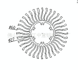 供应铝合金散热器材：管材　板材　片材　太阳花散热器