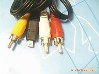 厂家直销USB线 usb8P TO RCA 相机数据线(图) 连接线工厂批发|ms