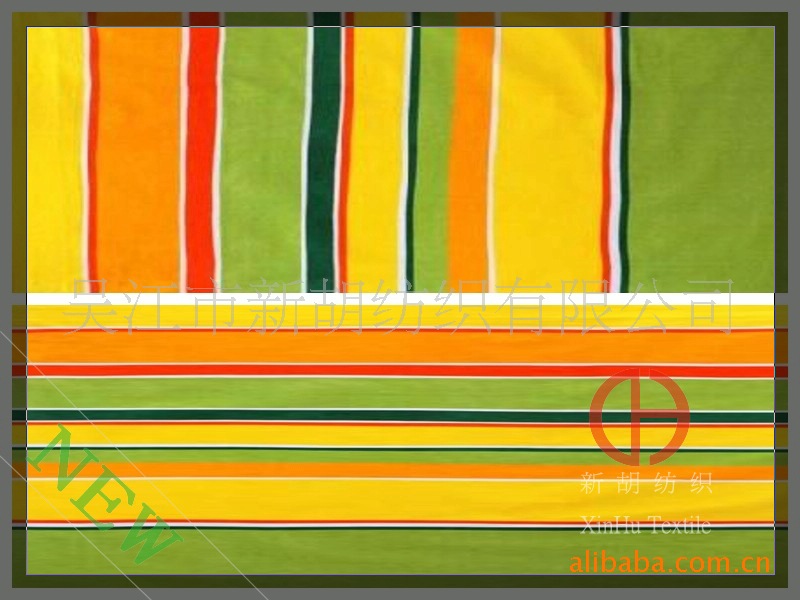 彩条色织亚克力面料 色织遮阳面料 高日晒面料 亚克力高日晒面料