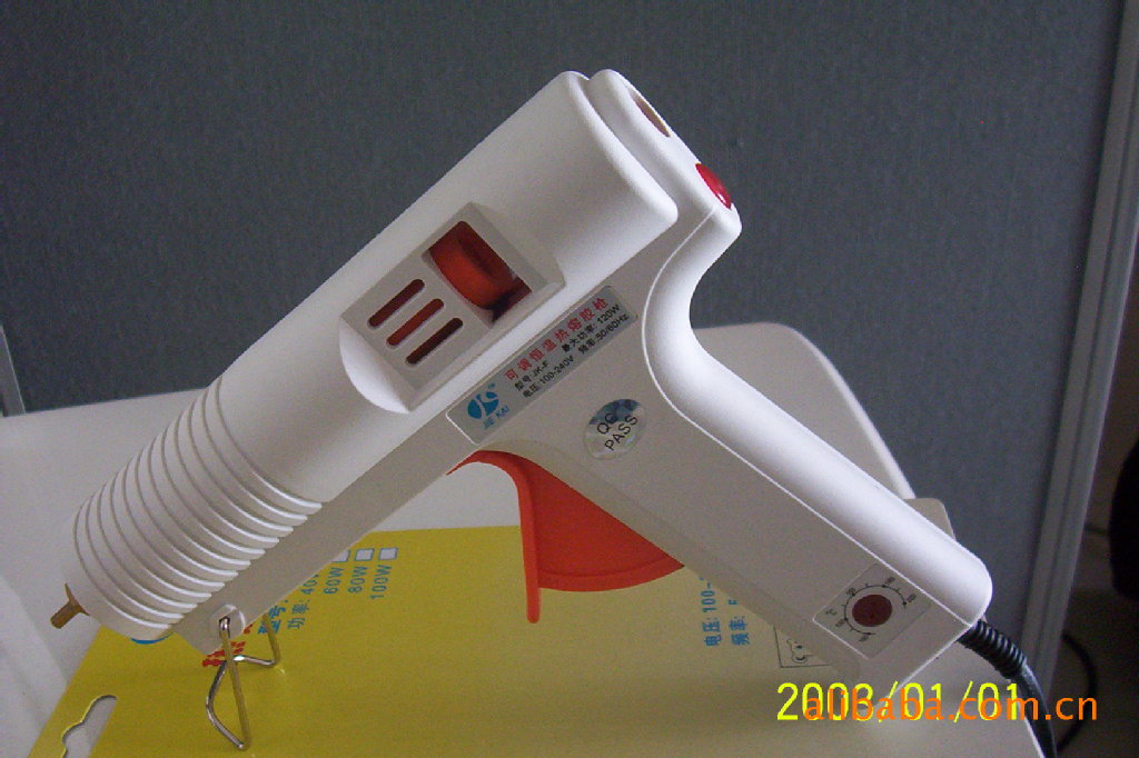 供应JK-F-120W可调恒温热熔胶枪 工业级胶枪长寿命热溶胶枪打胶枪