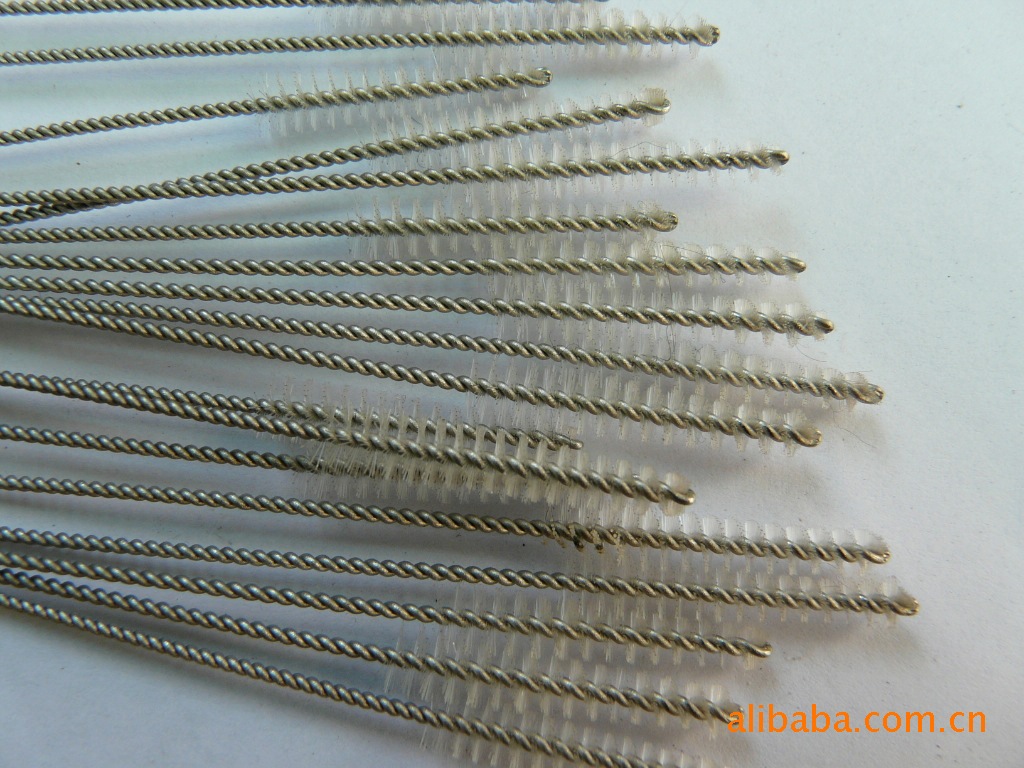 吸管刷，管道刷，试管刷，毛刷，刷头为钢丝直接折弯