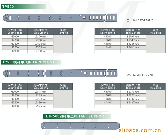 TP500 剑带 Rapier Tape绣花机工业纺织机缝纫机机织