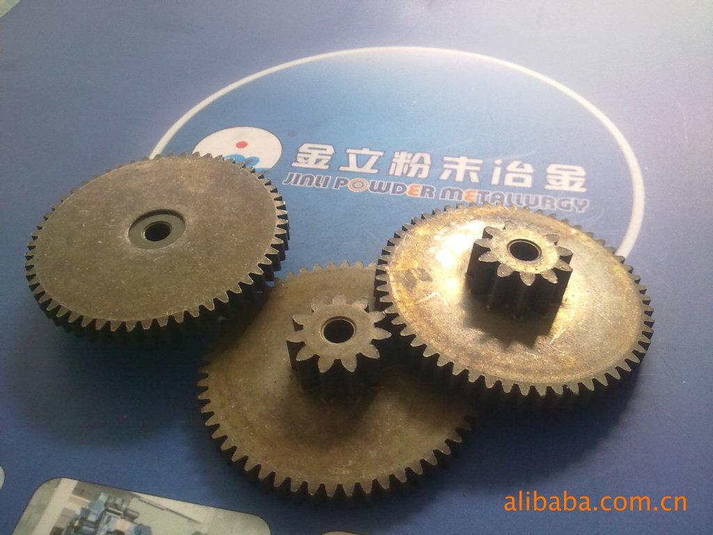 粉末冶金双联齿轮，电机齿轮，高强度粉末冶金齿轮