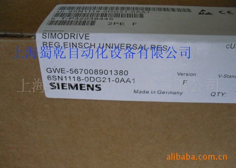 供应6SN1118-0DG21-0AA1百分百现货+未拆封！