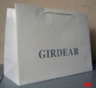 供应PVC软胶手挽袋，礼品包装袋 磨砂弯柄PVC塑料手提袋