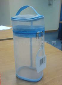 supply environmental protection Non-toxic EU standards) pvc high-grade Cylindrical Pencil bag