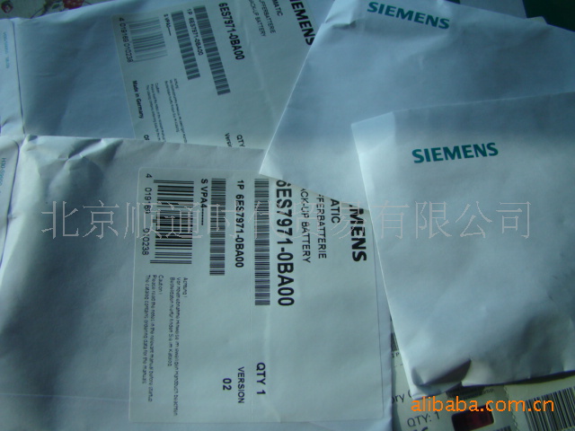 西门子S7400电源备用电池  6ES7 971-0BA00