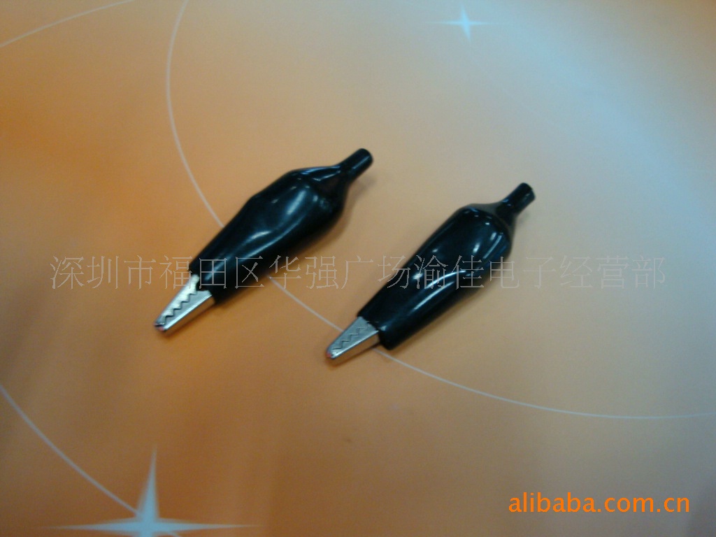 鳄鱼夹 黑色夹子 大号鳄鱼夹 大号电瓶夹子