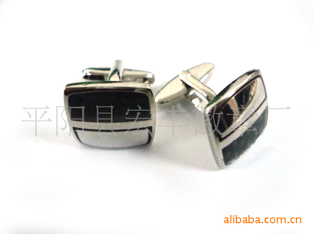 金属  镶嵌袖扣  (厂家直销多款供选)