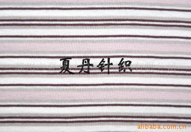 供应·丝光彩条汗布(图)，精梳棉，长绒棉，PIMA棉，调线，大循环