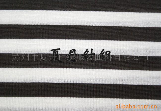 供应·股线双丝光彩条汗布(图)，长绒棉，PIMA棉，液氨，调线汗布