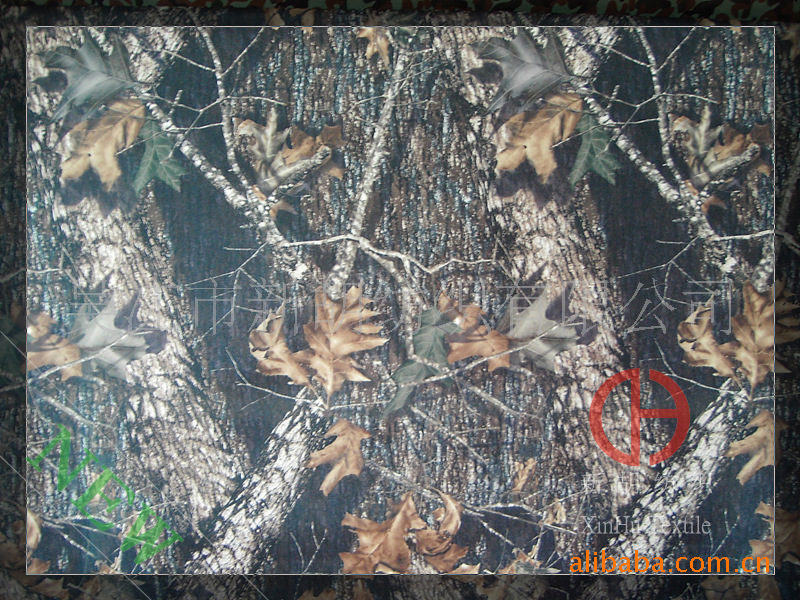 供应箱包迷彩布 森林迷彩牛津布 树叶迷彩帐篷面料