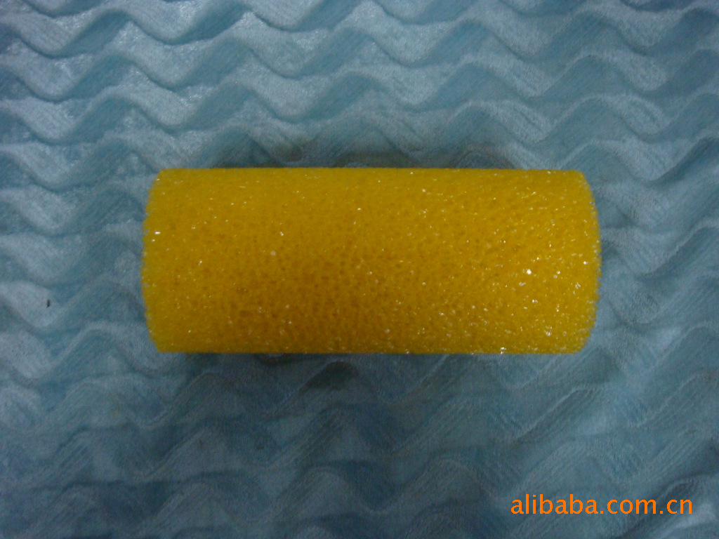 【热销中】进口聚酯海绵滚筒刷  橙色海绵滚筒刷 植绒海绵滚筒刷