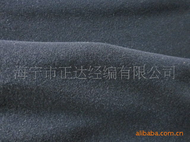 厂家直销针织经编涤氨弹力拉毛起毛磨毛布弹丝拉毛长丝拉毛面料