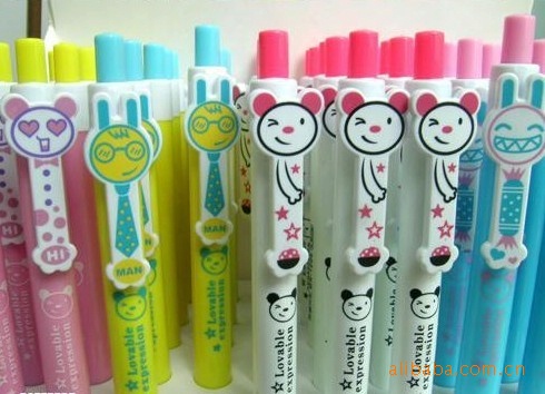 [Hot recommend]Cute Rabbit Cartoon pen Various animal modelling ball pen Wholesale advertising pen