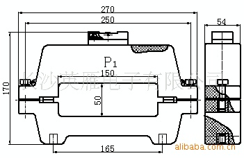 原厂优惠直供HG品牌LXZK系列开口式电流互感器150*50 便携安装