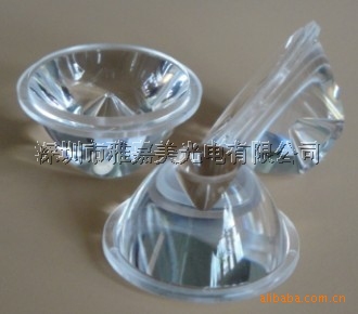 大功率LED透镜 Φ20MM -5°平光面 LED聚光透镜