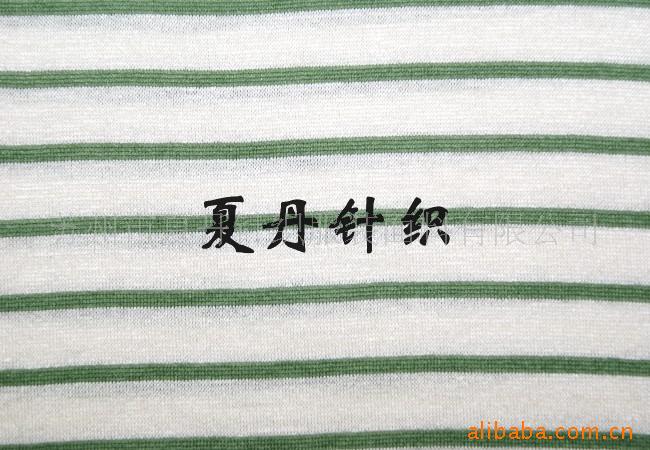 供应·股线双丝光彩条汗布(图)，长绒棉，PIMA棉，调线汗布