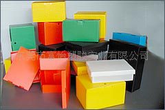 供应兴宁市梅州市PP塑料中空板周转箱 防潮环保PP万通板折叠箱