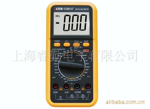 胜利,victor,VC9801A+,数字万用表