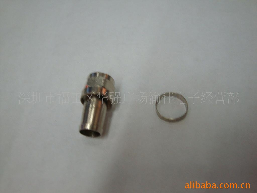 -7英制F头 射频插头 拧线式F头 电视接线插头