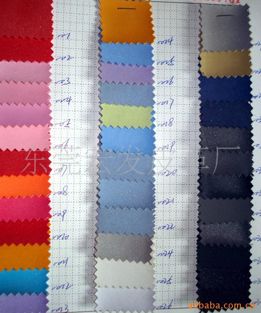 供应PVC皮革沙丁PVC皮革鞋材皮革