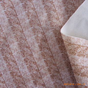 供应经编短毛绒印花面料